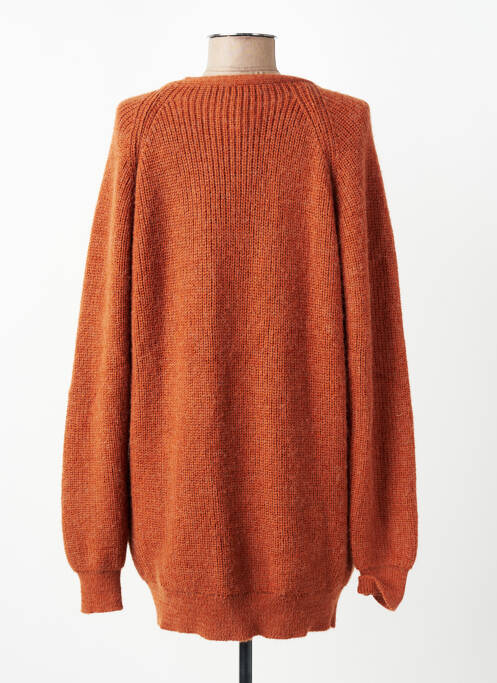 Gilet manches longues stretch orange WOW TO GO femme