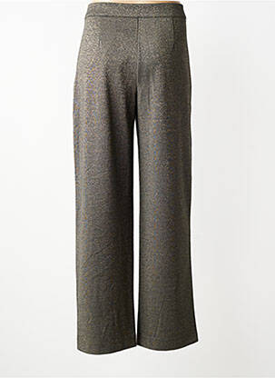 Pantalon large fermeture zippée sous rabat boutonné taille normale gris B.YOUNG femme