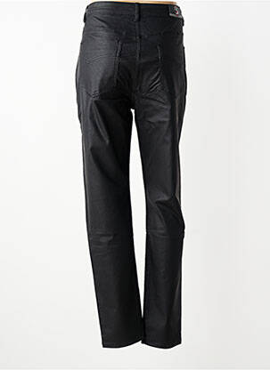 Pantalon slim tissage enduit taille normale noir S.QUISE femme