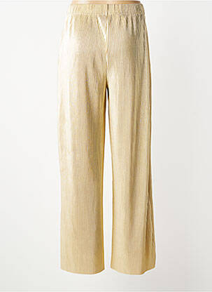Pantalon large taille normale taille normale or B.YOUNG femme