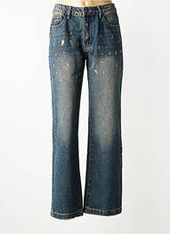 Jeans coupe large taille normale taille normale bleu MOLLY BRACKEN femme