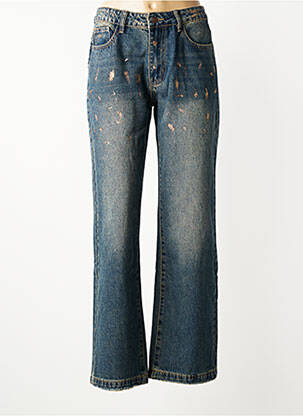 Jeans coupe large taille normale taille normale bleu MOLLY BRACKEN femme