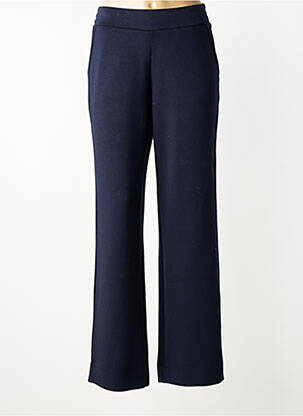 Pantalon droit stretch taille normale bleu MICHA femme