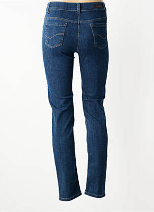 Jeans coupe slim stretch taille normale bleu ANNA MONTANA femme