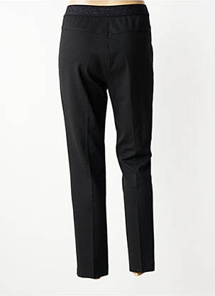 Pantalon slim taille élastique taille normale noir ANNA MONTANA femme