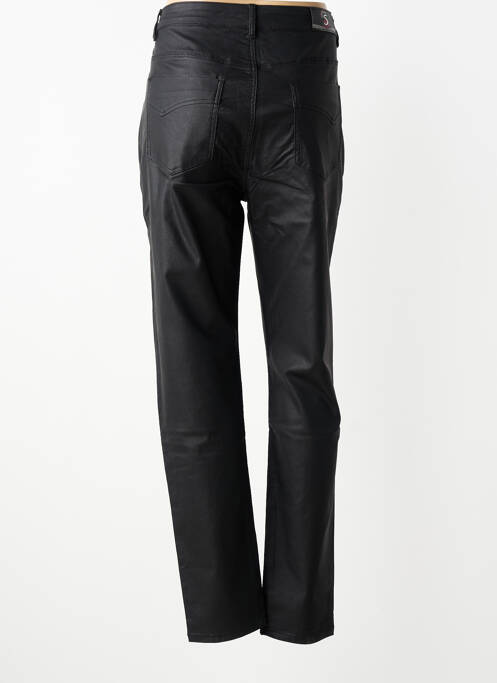 Pantalon slim tissage enduit taille normale noir S.QUISE femme