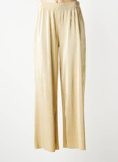 Pantalon large taille normale taille normale or B.YOUNG femme