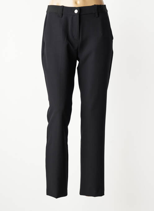Pantalon slim taille élastique taille normale noir ANNA MONTANA femme