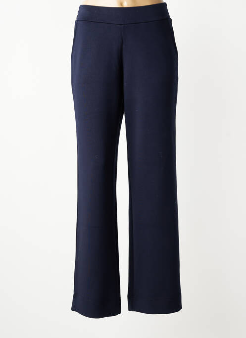 Pantalon droit stretch taille normale bleu MICHA femme
