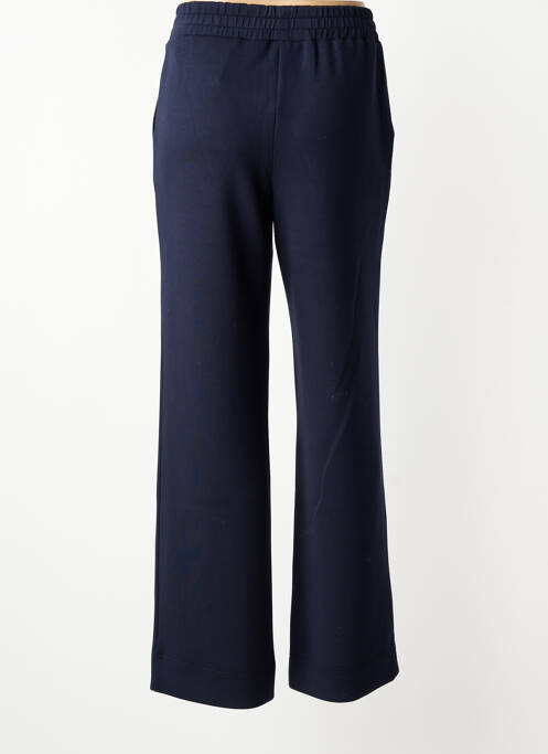 Pantalon droit stretch taille normale bleu MICHA femme