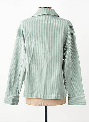 Veste casual coupe droite vert B.YOUNG femme