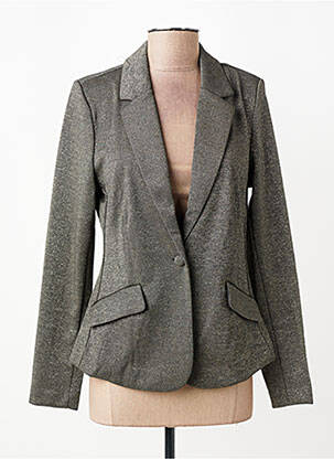 Veste casual epaulette gris B.YOUNG femme