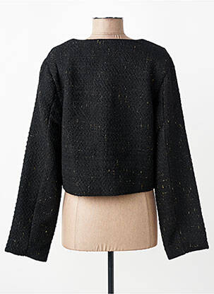 Veste casual col rond noir MOLLY BRACKEN femme