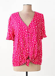 Top manches courtes manches courtes rose C'EST BEAU LA VIE femme