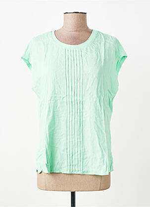 Top manches courtes manches courtes vert BARBARA LEBEK femme