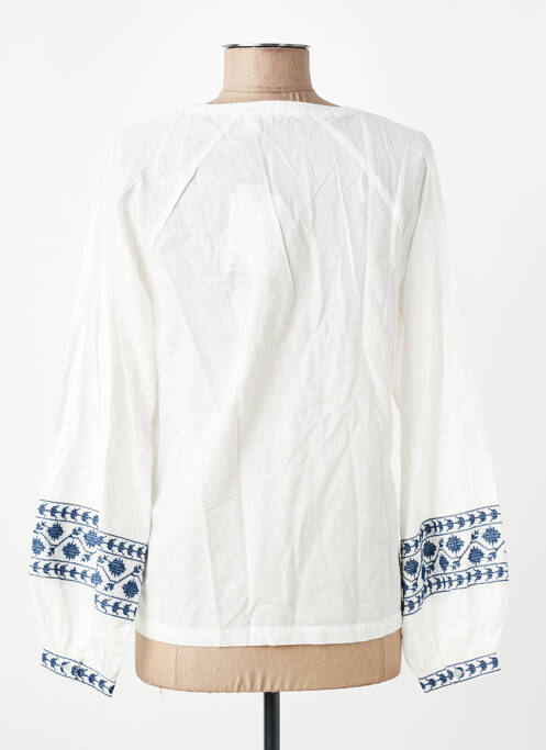 Blouse manches longues manches longues blanc B.YOUNG femme