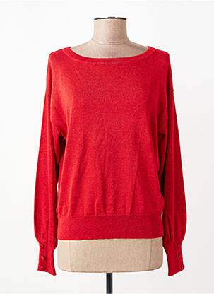 Top stretch manches longues rouge B.YOUNG femme