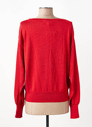 Top stretch manches longues rouge B.YOUNG femme