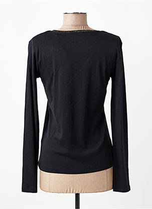T-shirt manches longues manches longues noir C'EST BEAU LA VIE femme