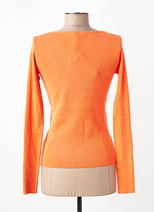 Top stretch manches longues orange DEEP PINK femme