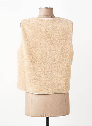 Veste casual coupe droite beige LILI SIDONIO femme