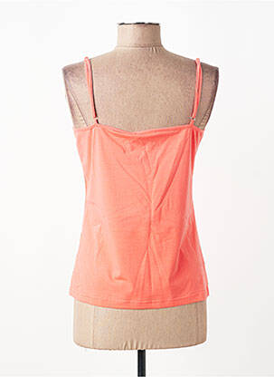 T-shirt col v fines bretelles rose MICHA femme