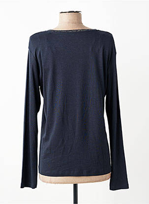T-shirt manches longues manches longues bleu C'EST BEAU LA VIE femme