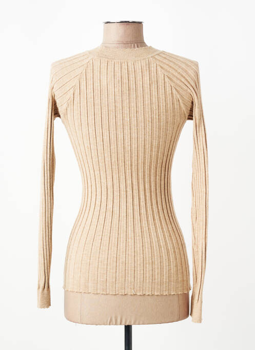 Top stretch manches longues beige C'EST BEAU LA VIE femme