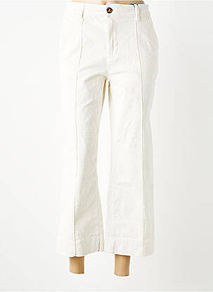 Pantalon 7/8 stretch taille normale beige B.YOUNG femme