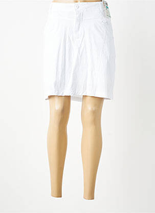 Jupe courte poches blanc S.QUISE femme