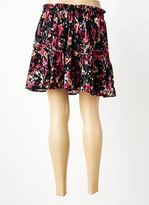 Jupe courte taille élastique noir LILI & LALA femme