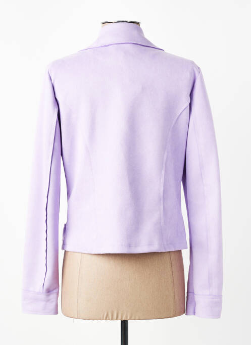 Veste casual col tailleur violet NEW COLLECTION femme