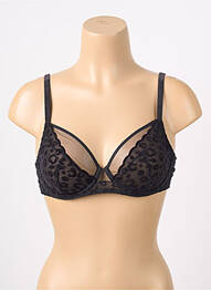 Soutien-gorge broderie haut soutien-gorge emboitant noir CHANTELLE femme