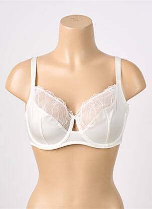 Soutien-gorge effet matière satinée haut soutien-gorge emboitant beige CHANTELLE femme
