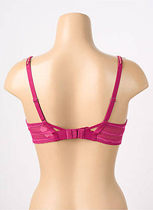 Soutien-gorge effet matière satinée haut soutien-gorge emboitant rouge CHANTELLE femme