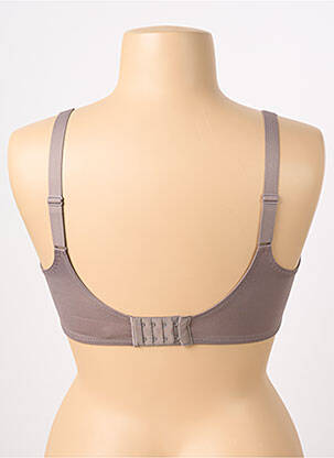 Soutien-gorge effet matière satinée haut soutien-gorge emboitant marron CHANTELLE femme