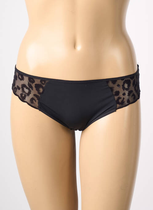 Culotte tissage satiné noir CHANTELLE femme