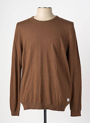 Pull stretch manches longues marron LEE COOPER homme