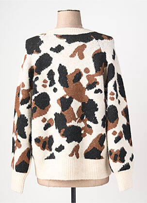 Pull stretch manches longues beige B.YOUNG femme