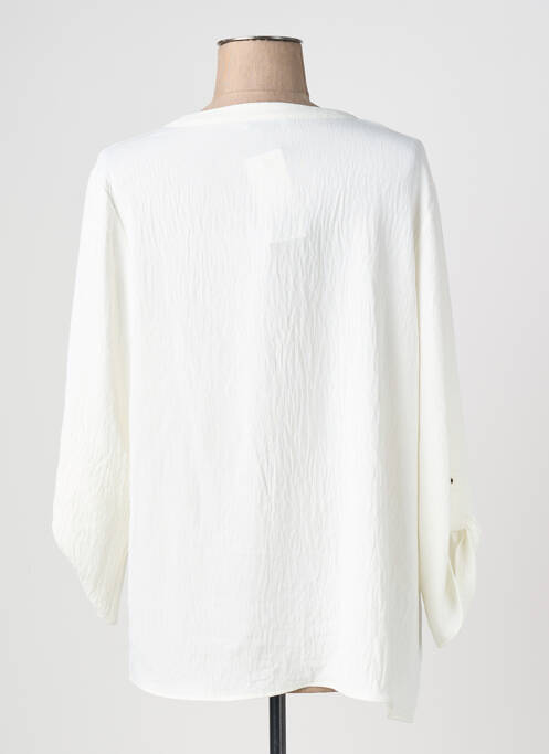 Blouse manches 3/4 manches 3/4 beige RENATTO BENE femme