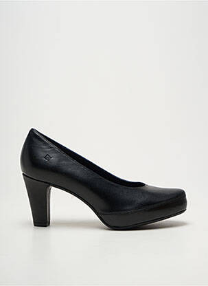 Escarpins tissage satiné talon de 7 à 9cm noir FLUCHOS femme
