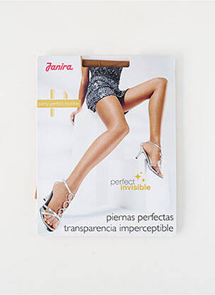 Collants stretch beige JANIRA femme