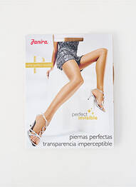 Collants tissage transparent beige JANIRA femme