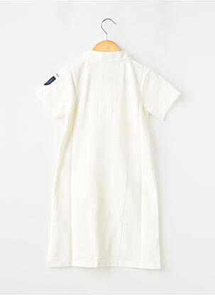 Robe mi-longue manches courtes manches courtes blanc ET D'EMIE fille