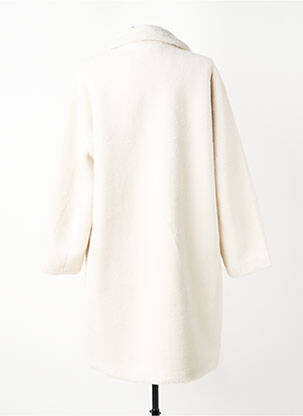 Manteau long coupe cintrée sans capuche beige RINO & PELLE femme