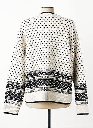 Gilet manches longues stretch beige WHITE STUFF femme