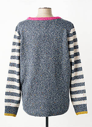 Pull tissage chiné manches longues gris WHITE STUFF femme