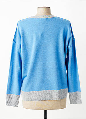 Pull stretch manches longues bleu WHITE STUFF femme