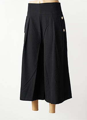 Pantacourt taille haute taille haute noir MOLLY BRACKEN femme