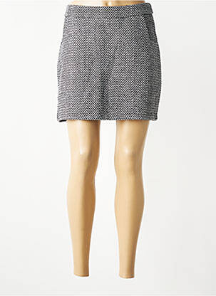 Jupe courte coupe droite noir MOLLY BRACKEN femme